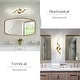 preview thumbnail 44 of 47, Modern Spiral Design LED Bathroom Vanity Light Dimmable Wall Light