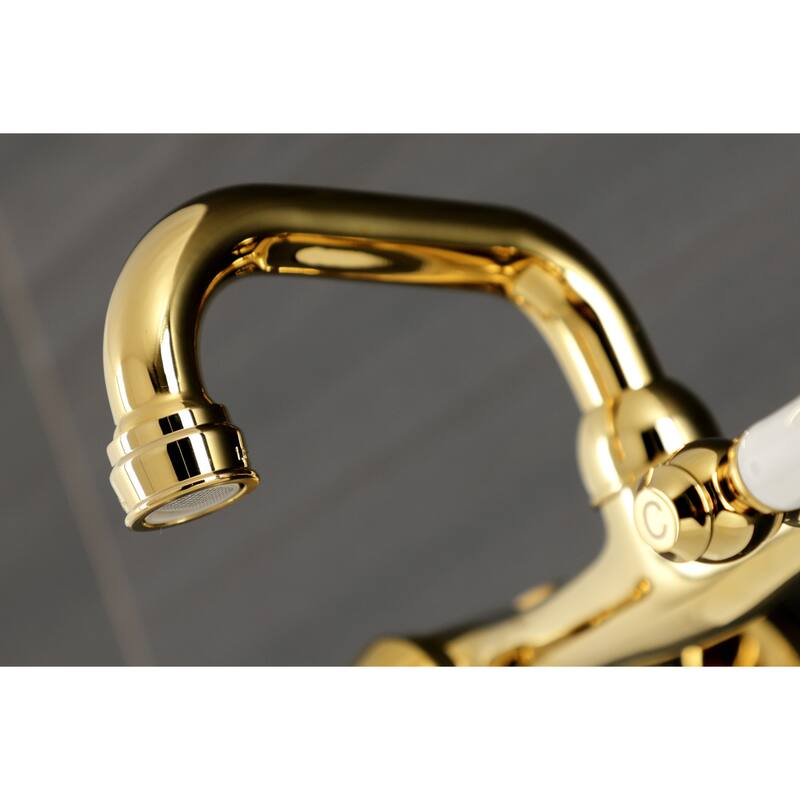 Kingston Brass Two-Handle Wall Mount Bar Faucet