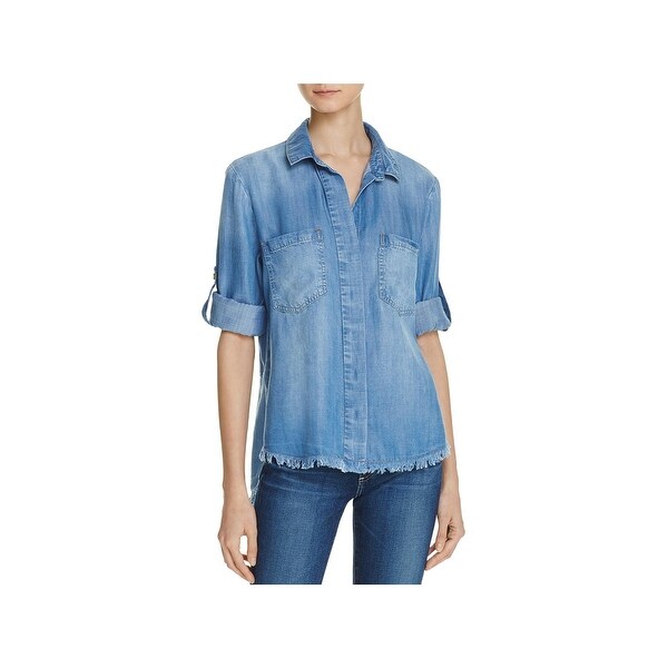 bella dahl denim shirt