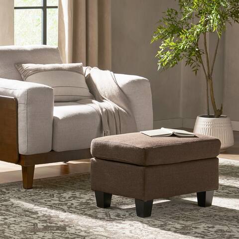 Rosella Fabric Ottoman by Christopher Knight Home