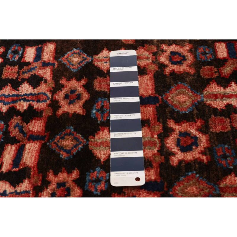 ECARPETGALLERY Hand-knotted Andelz Navy Wool Rug - 3'11 x 9'4