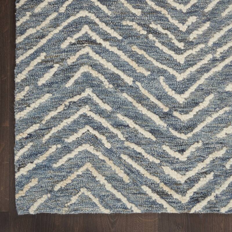 Faxe Power Loomed Modern Soft Area Rug By HomeRoots - 138' X '99' X '0.5