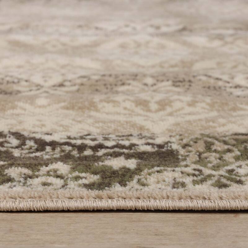 Superior Modern Paisley Geometric Polypropylene Indoor Area Rug