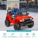 preview thumbnail 23 of 29, EROMMY Motorized Kids Ride on Jeep Car, 12V 4.5AH Battery Powered Electric Vehicle with 2.4G Remote Control, Light and Music