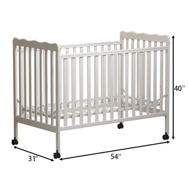 3-In-1 Convertible Crib, Made Of Sustainable Pinewood, Non-Toxic Finish, Comes With Locking Wheels, Wooden Nursery Furniture