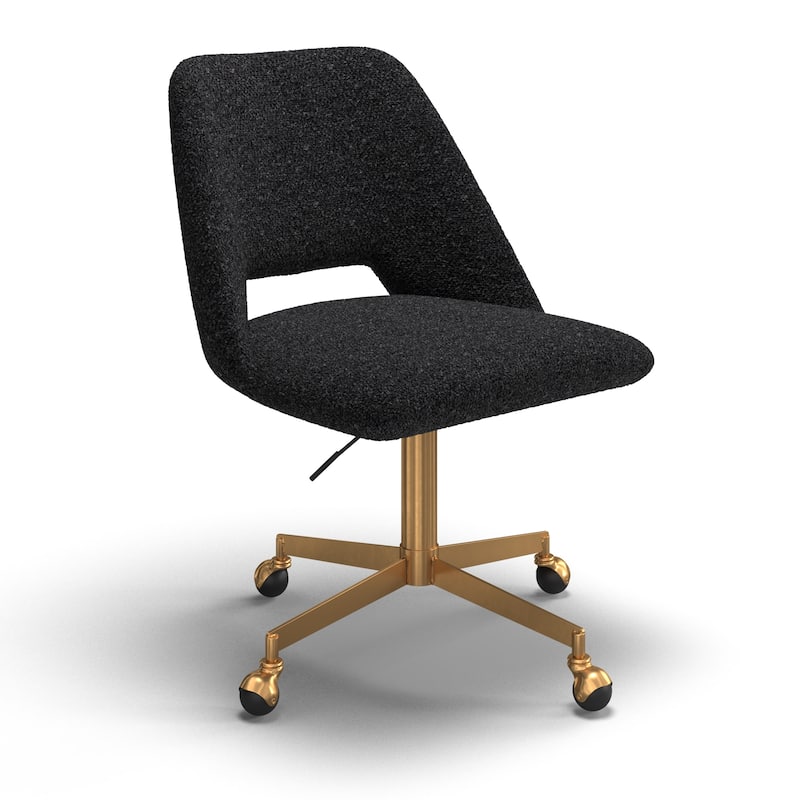 Shelby Boucle Rolling Chair