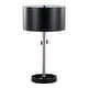 preview thumbnail 2 of 12, Silver Orchid Nissen Metal Table Lamp