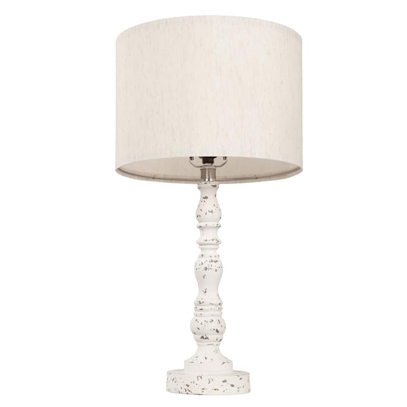 21.2" Traditional Poly Resin Table Lamps (Set of 2)