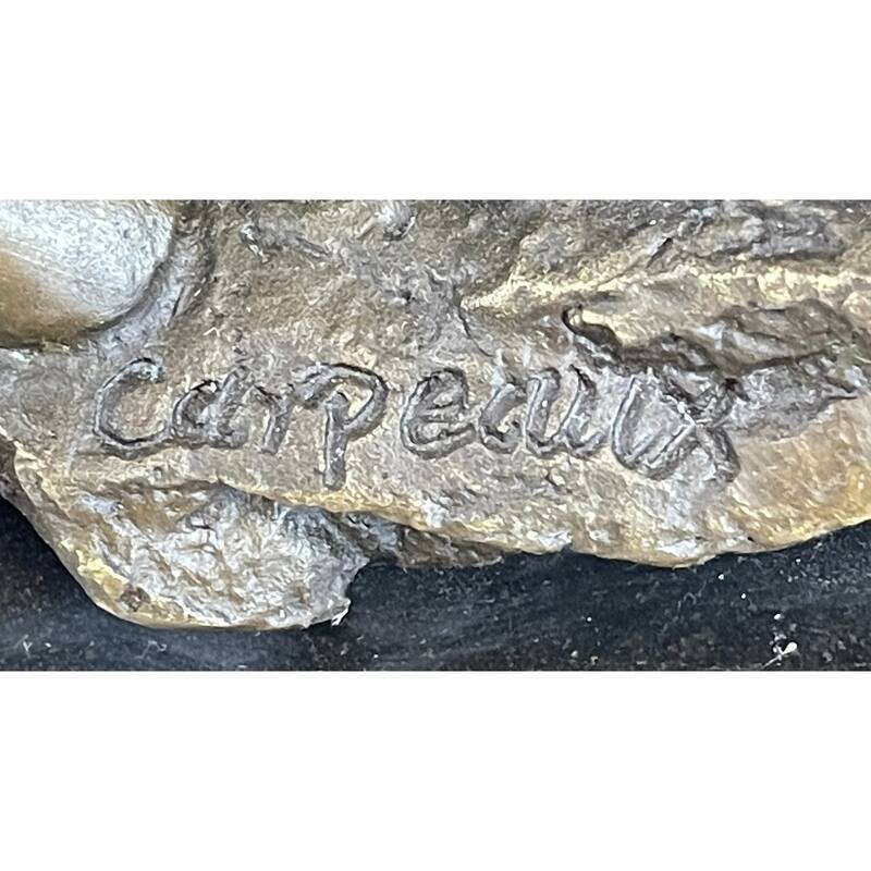 Napoleon Bonaparte Crossing The Alps Bronze Statue Sculpture Replica 20 Inches X 16.5 Inches