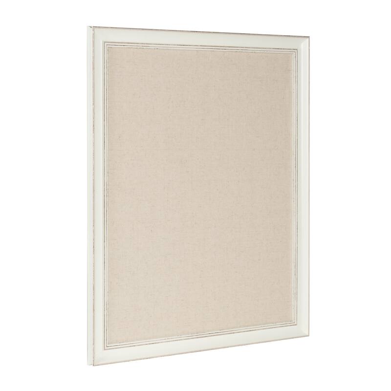 DesignOvation Macon Framed Linen Fabric Pinboard