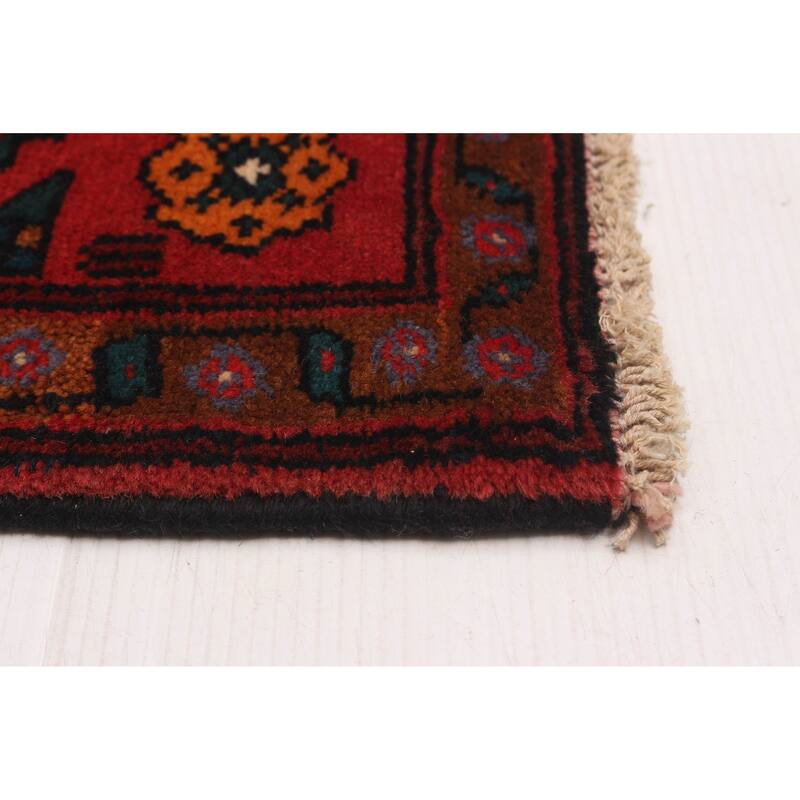 ECARPETGALLERY Hand-knotted Anatolian Vintage Brown, Red Wool Rug - 4'11 x 10'8