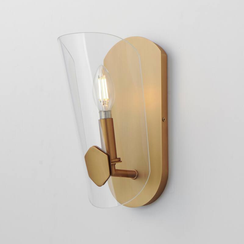 Maxim 32351CL Armory 11" Tall Wall Sconce