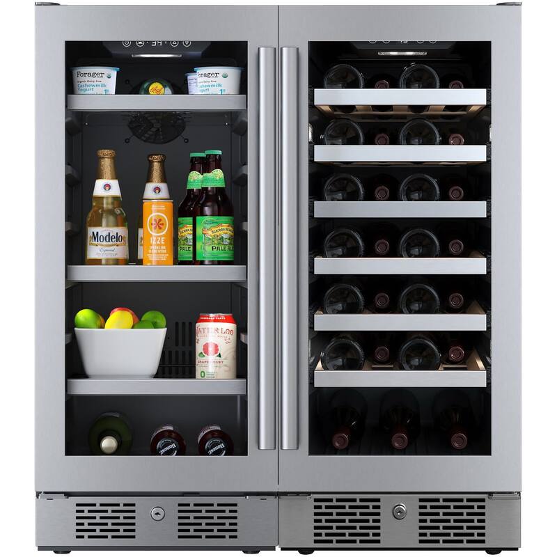 Avallon AWCBV8627 30" Wide 86 Can Capacity Beverage Cooler and 27 - Stainless Steel