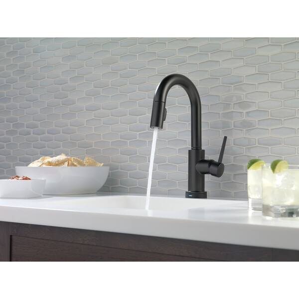 Delta Trinsic PullDown Bar/Prep Faucet with On/Off Touch Activation