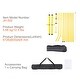 preview thumbnail 9 of 19, Pickleball Net Set Weather Resistant Steady Metal Frame & Strong PE Net, for Outdoor Backyard Driveway