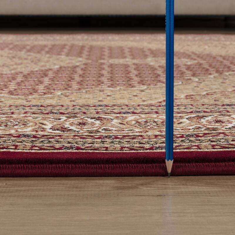 Red 2 ft. 7 in. x 9 ft. 10 in. Area Rug - 10' x 3'
