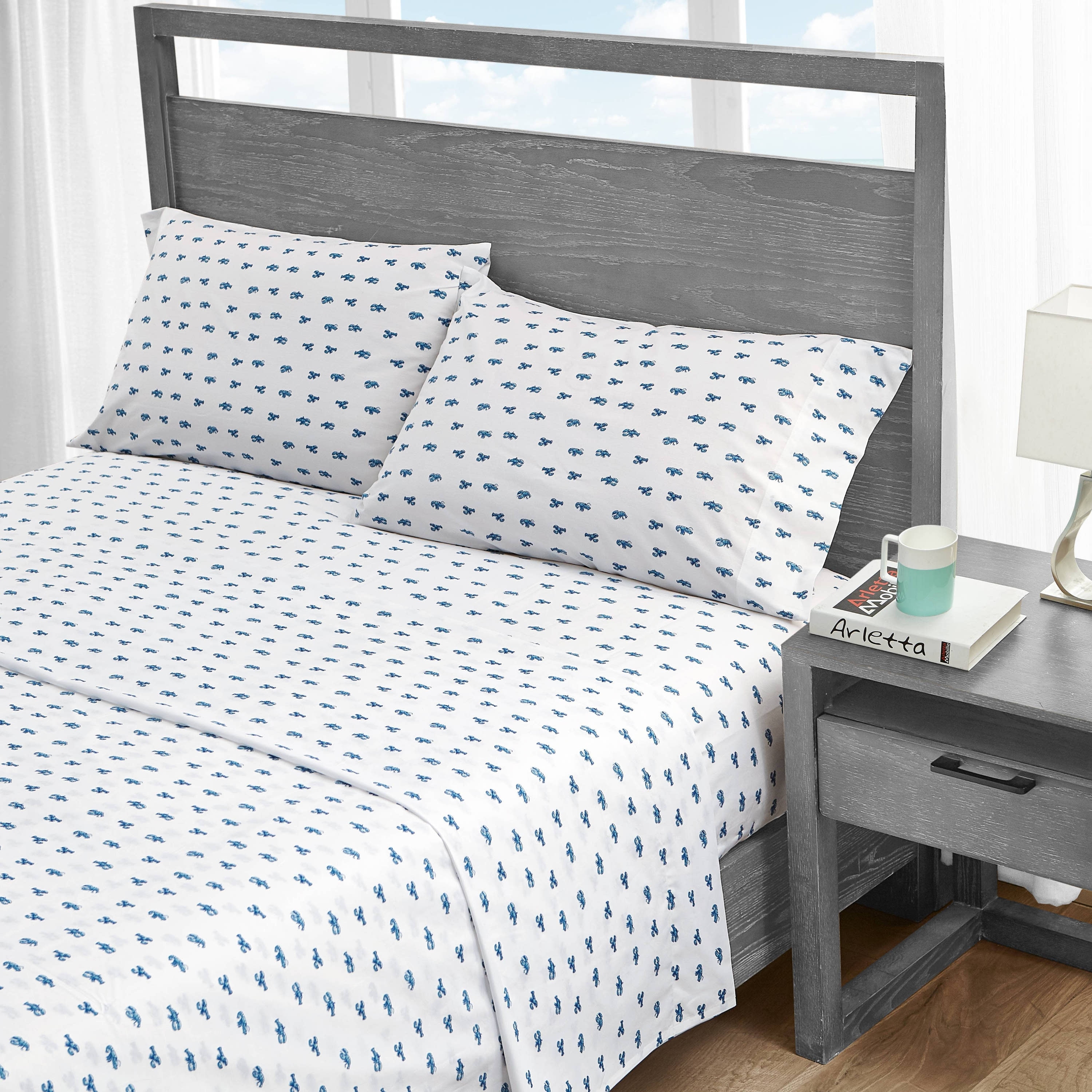 Nautica Cotton Percale Deep Pocket Bed Sheet Sets On Sale Bed