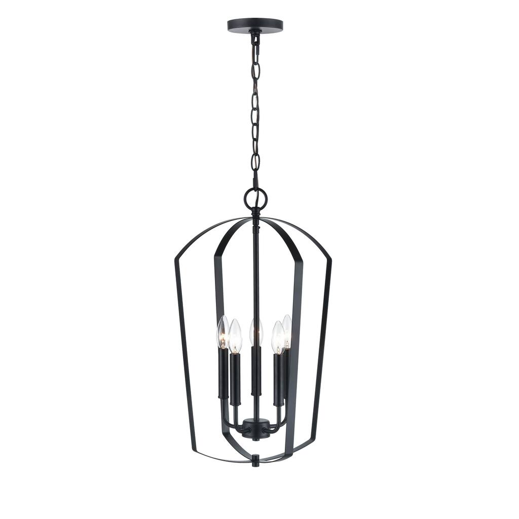 Millennium Lighting Ivey Lake 5 Light Chandelier in Multiple Finishes