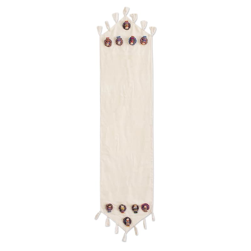 Novica Handmade Ixmucanés Gift Cotton Table Runner