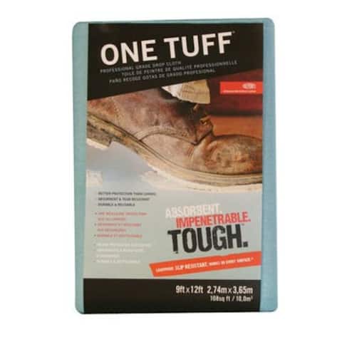 Trimaco 90019 One Tuff Drop Cloth, 9'X12'