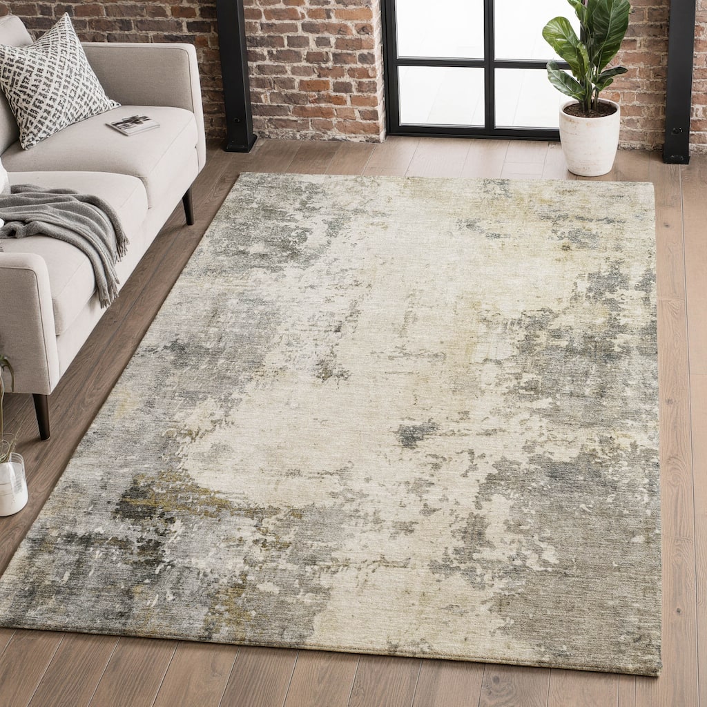 Premium Washable Super Soft Modern Solid Mayfield Rug