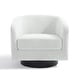 preview thumbnail 178 of 186, Modern Upholstered Barrel Chair Swivel Accent Chair for Living Room