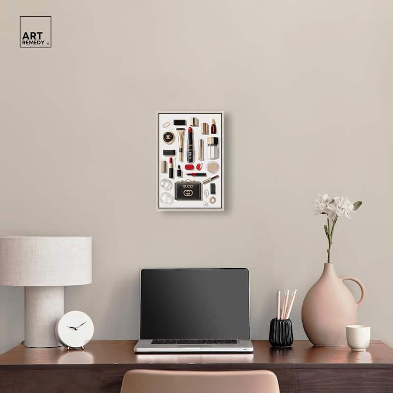 Luxury Makeup Collection II Canvas by Art Remedy