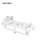 preview thumbnail 4 of 24, Modern Twin Bed with Footboard Bench Ideal for Any Youthful Bedroom