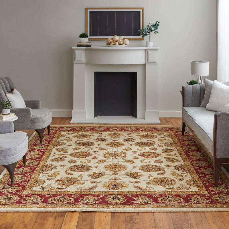 Grand Bazaar Oleg Hand Tufted Oriental Traditional Area Rug