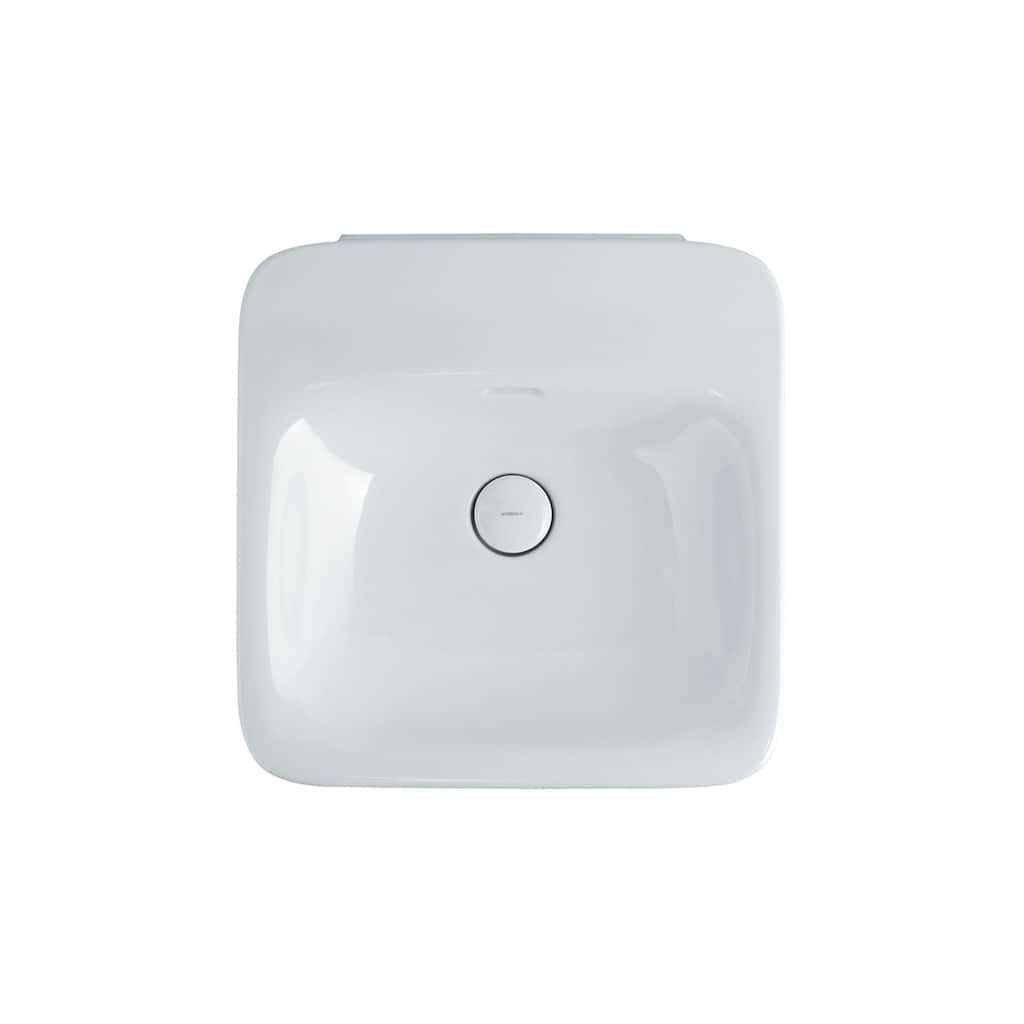WS Bath Collections 19-11/16" Ceramic Wall Mounted Bathroom Sink -