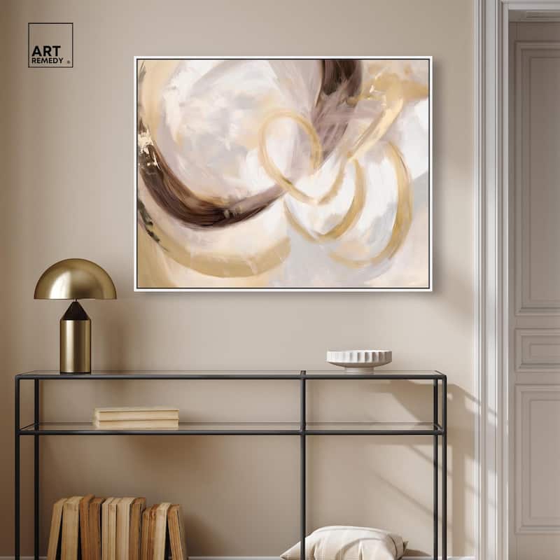 Dreamy Swirls III Canvas by Art Remedy