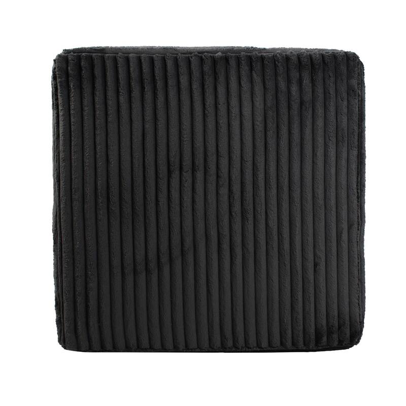 Universal Square Ottoman Shar Pei White