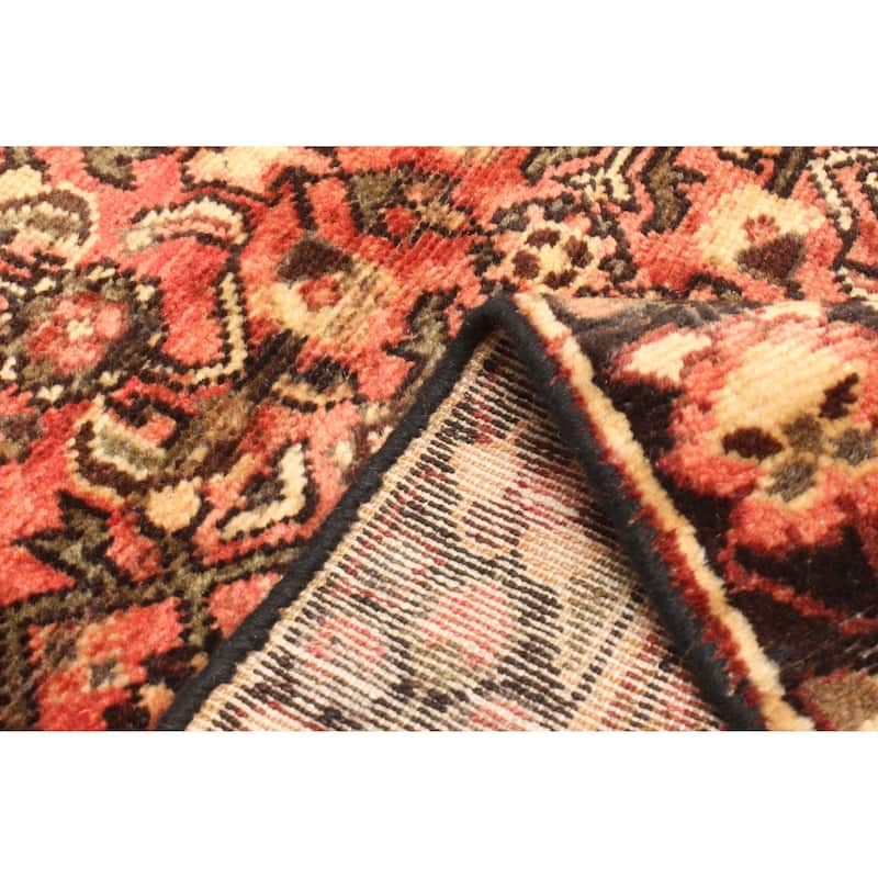 ECARPETGALLERY Hand-knotted Andelz Red Wool Rug - 3'3 x 10'0