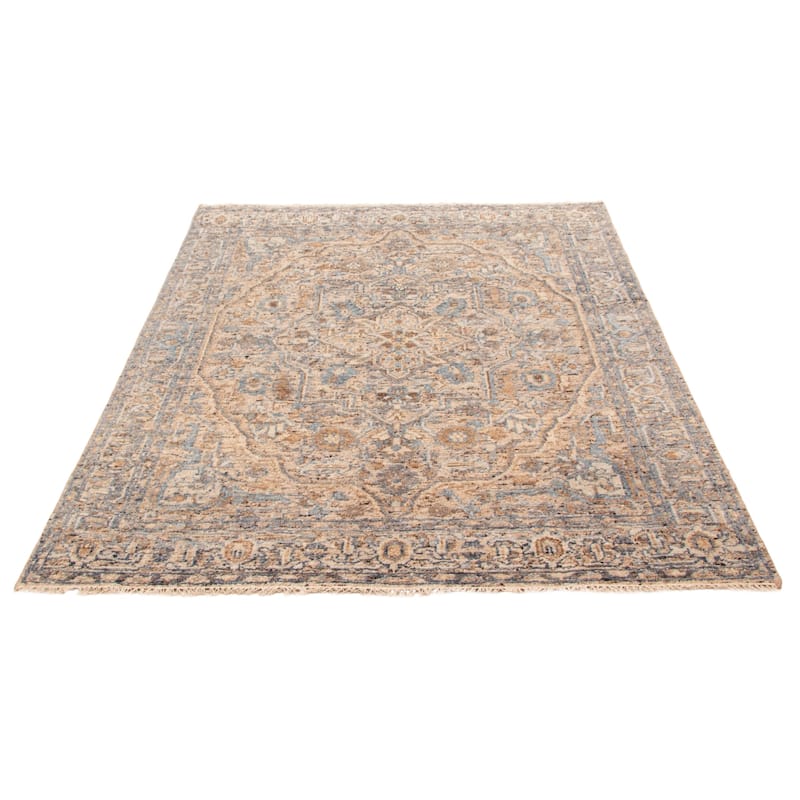 ECARPETGALLERY Hand-knotted Jules Serapi Tan Wool Rug - 8'0 x 9'9
