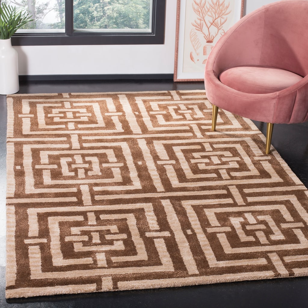 SAFAVIEH Handmade Wyndham Idalina Modern Wool Rug