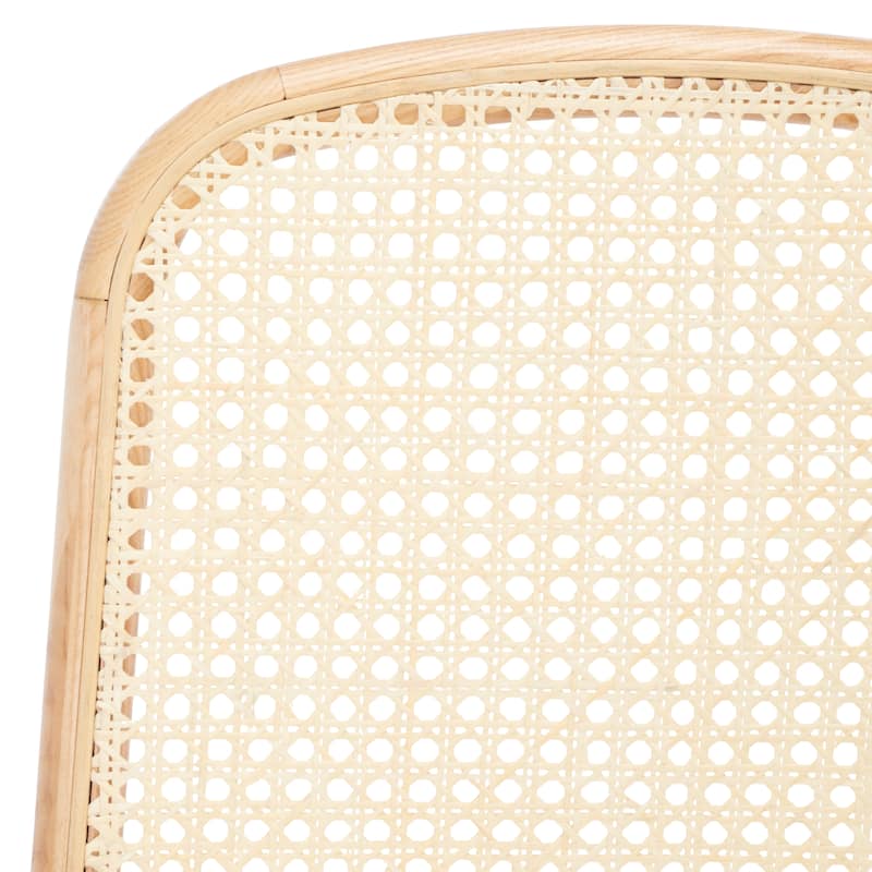 SAFAVIEH Couture Henryetta Rattan Back Dining Chair (Set of 2) - 18 In. W x 20 In. D x 33 In. H - 18"Wx20"Dx33"H