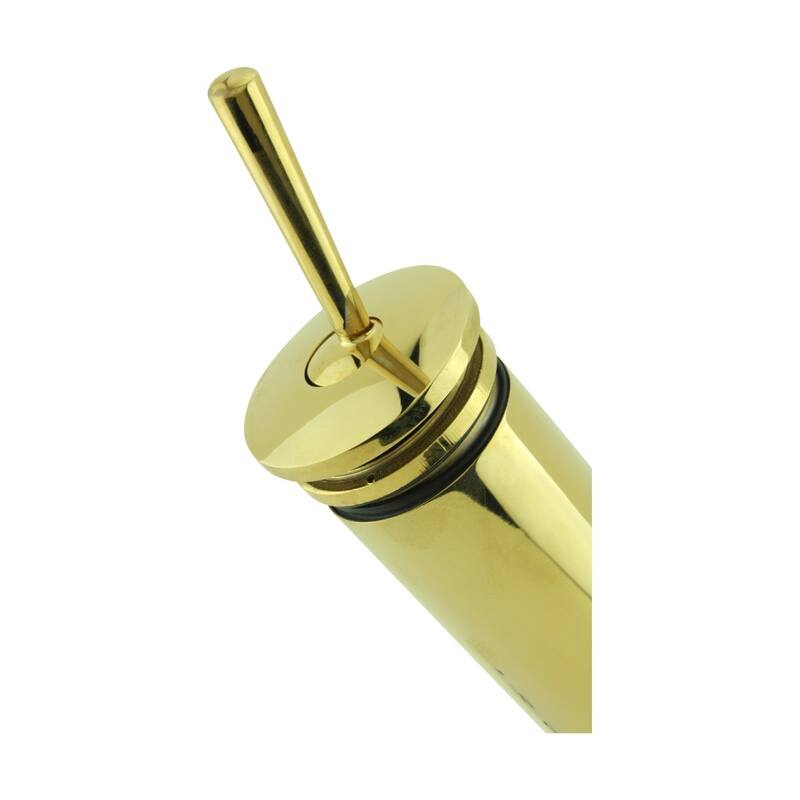 Tall Waterfall Faucet Heavy Cast Brass Gold PVD Round Renovators Supply
