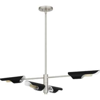 Leoni Four Light Linear Chandelier