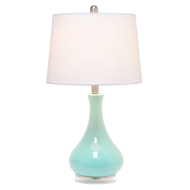 Lalia Home Droplet Table Lamp with Fabric Shade