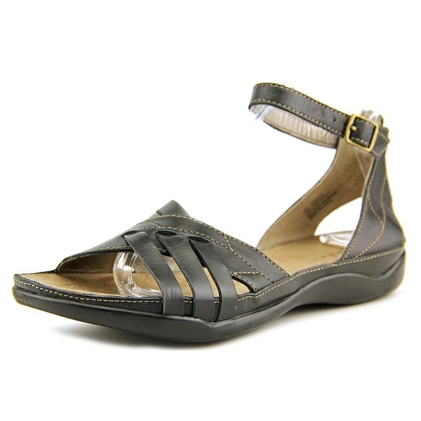 Array Madrid N/S Open-Toe Leather Slingback Sandal