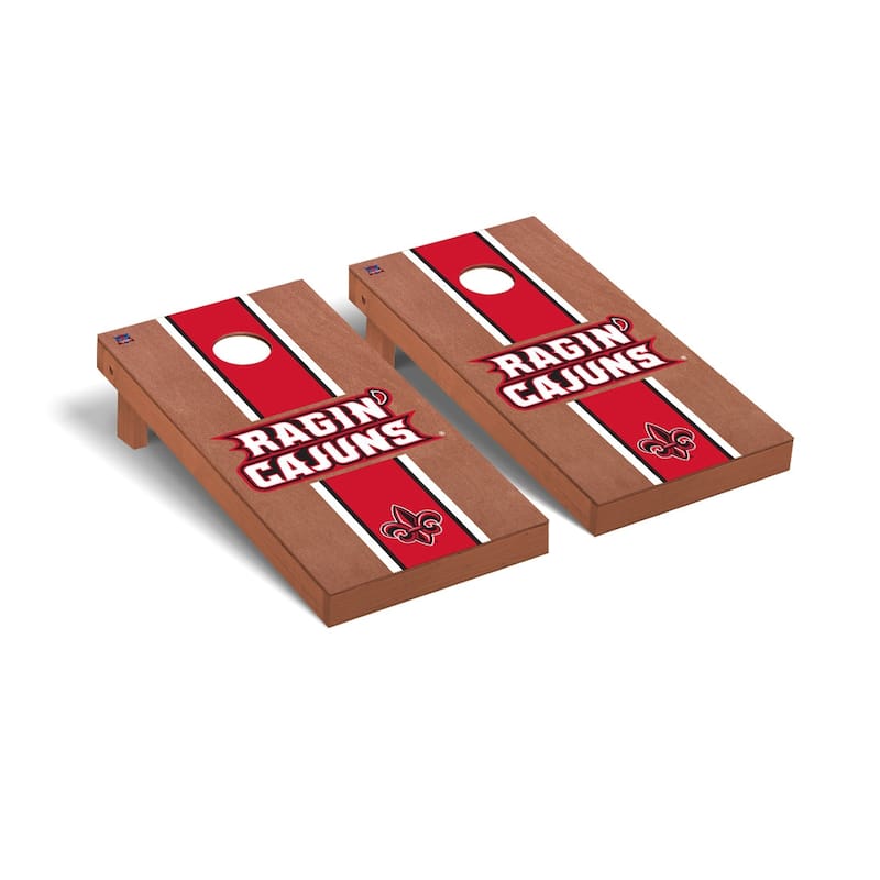 Louisiana Ragin Cajuns Rosewood Cornhole Board Set