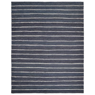 Overton Handmade Modern Contemporary Striped Area Rug