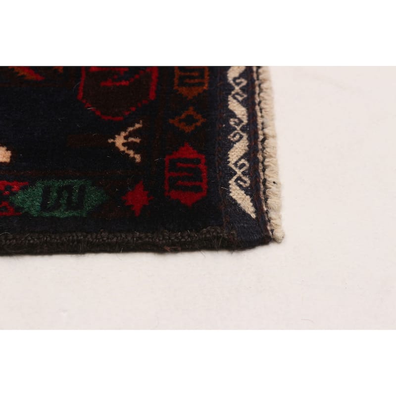 Teimani Red Rug 3'7" x 6'3" - 3'7 x 6'3