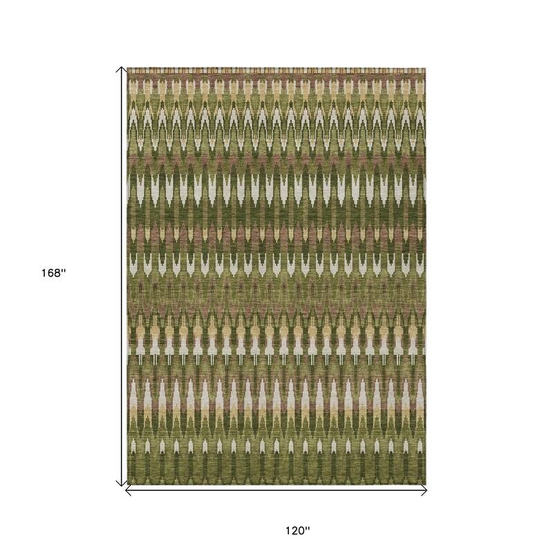 HomeRoots Southwestern Transitional Rectangle Outdoor Rug