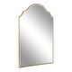 preview thumbnail 30 of 89, Kate and Laurel Leanna Framed Arch Wall Mirror 24x36 - Gold
