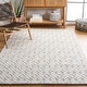 preview thumbnail 3 of 52, SAFAVIEH Vermont Handmade Geometric Wool Area Rug 3' x 5' - Ivory/Blue