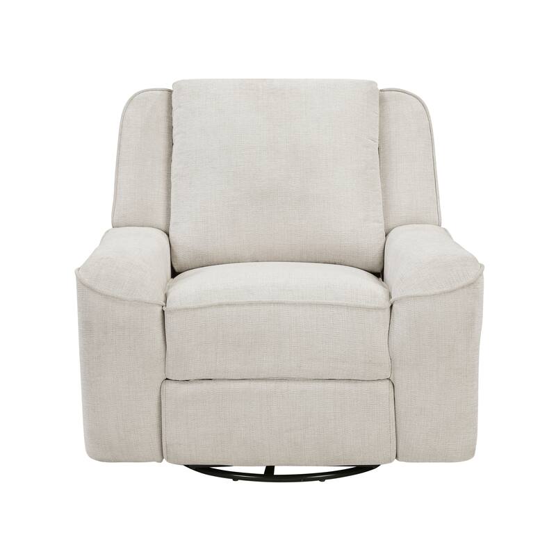 Graham 40" Chenille Swivel Reclining Chair - Smooth Swivel Motion