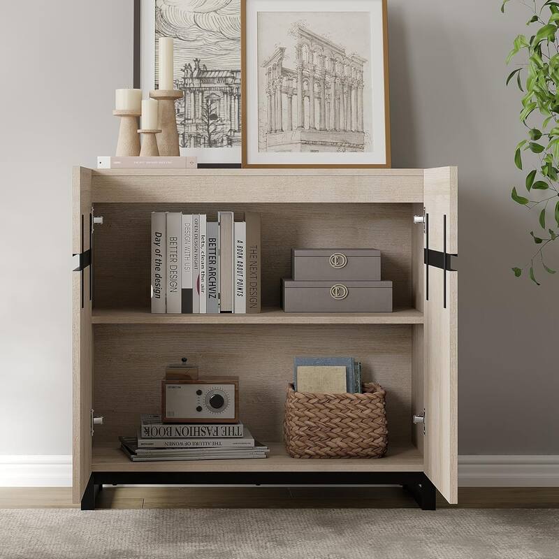 WAMPAT Modern TV Stand for TVs up to 100 inch, 3 in 1 TV Console with Adjustable Shelf and 6 Drawers for Living Room,Bedroom