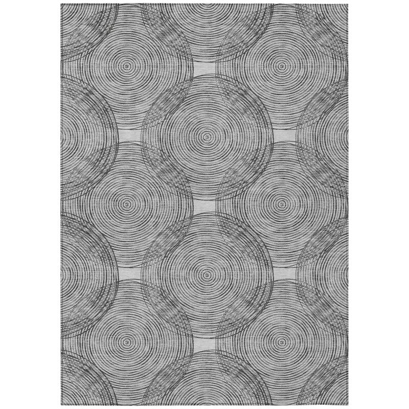 Machine Washable Indoor/ Outdoor Modern Pune Chantille Rug