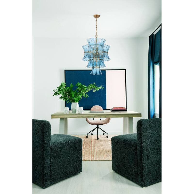 Crystorama Lighting Group ABI-2006-BL Abigail 13 Light 23" Wide